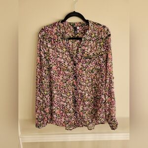 Floral Long Sleeve Blouse